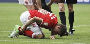 Thomas Müller hatte sich bei seinem Tor gegen Augsburg verletzt Thomas Müller