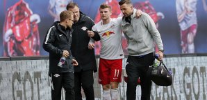 Timo Werner musste gegen Ingolstadt verletzt ausgewechselt werden Timo Werner