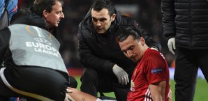 Zlatan Ibrahimovic musste gegen Anderlecht verletzt ausgewechselt werden Zlatan Ibrahimovic