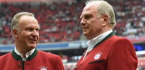 Karl-Heinz Rummenigge und Uli Hoeneß sprechen mit PSV über eine Kooperation Karl-Heinz Rummenigge, Uli Hoeneß