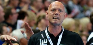 Trainer Magnus Andersson steht mit Frisch Auf Göppingen im Finale Magnus Andersson