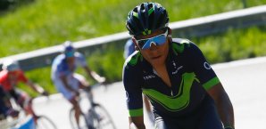 Auf der 19. Etappe der Giro holte sich Nairo Quintana die Gesamtführung Nairo Quintana