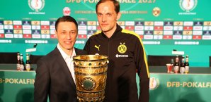 Robert Kovac und Thomas Tuchel freuen sich auf DFB-Pokal-Finale Robert Kovac, Thomas Tuchel