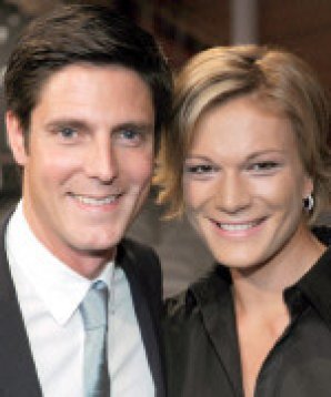 Maria Höfl-Riesch (re.) und Manager und Ehemann Marcus