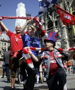 Fans in München,Champions League, Finale