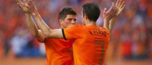 Huntelaar, van Persie, EM 2012, van Marwijk