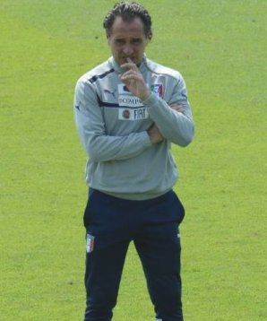 Italiens Nationaltrainer Cesare Prandelli