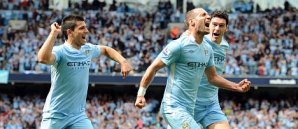 Manchester City, Pablo Zabaleta, Gareth Barry, Sergio Aguero