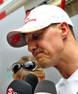 Michael Schumacher, Mercedes, Bruno Senna, Unfall