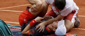 tennis,murray,behandlung,rücken,roland garros
