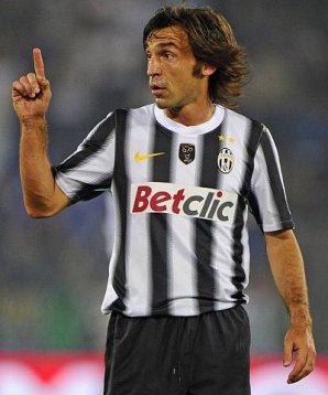 Andrea Pirlo wird weiterhin mit zwei Sternen auf dem Juve-Trikot auflaufen Andrea Pirlo, Serie A, Juventus Turin, Stern