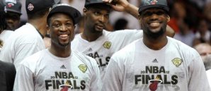 LeBron James,Chris Bosh, Dwyane Wade, NBA, Miami Heat, Playoffs