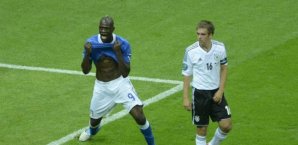 Mario Balotelli, Italien, Philipp Lahm, Deutschland