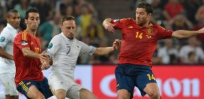 Spanien, Frankreich, Xabi Alonso, Franck Ribéry, Alvaro Arbeloa