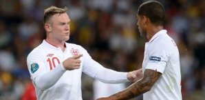 Wayne Rooney,Glen Johnson,EM 2012,England