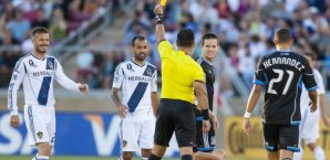 David Beckham,Gelbe Karte,Los Angeles Galaxy