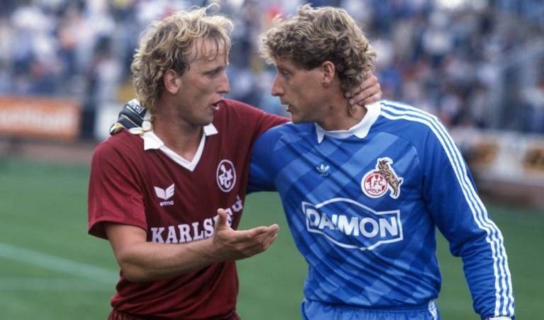 Andreas Brehme und Toni Schumacher im Diskurs