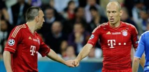 Franck Ribéry und Arjen Robben haben sich wieder lieb