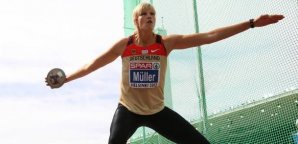 Nadine Müller,Leichtathletik-EM,Diskus,Silber