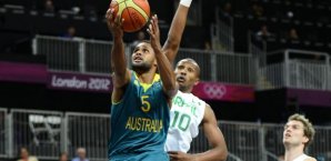Patti Mills,Basketball,Olympia,Brasilien,Australien,Leandro Barbosa,Duell