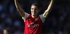 Robin van persie, fc arsenal, jubel