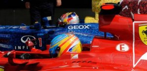 Sebastian Vettel,Silverstone,Ferrari,Fernando Alonson,Parc Ferme
