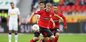Bayer Leverkusen gelang gegen Gladbach nur ein Treffer. Bayer Leverkusen,Borussia Mönchengladbach,Live-Ticker