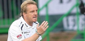 Mike Büskens konnte nicht zufrieden sein Greuther Fürth, Mike Büskens