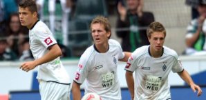 Luuk de Jong (mi.), der tragische Held der Gladbacher Luuk de Jong, Mönchengladbach, Bundesliga