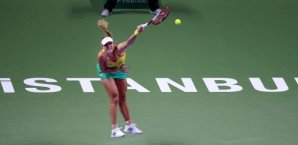 Angelique,kerber,us,aufschlag,istanbul,schriftzug,wta,championships