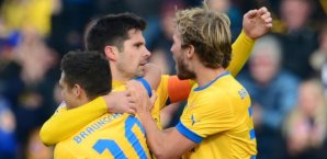 Dennis Kruppke (mi.) brachte Braunschweig in Führung Dennis Kruppke, Eintracht Braunschweig