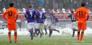 Jubel und Schnee in Aue, Ernüchterung beim VfL Erzgebirge Aue, VfL Bochum