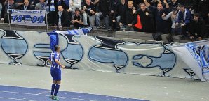 Änis Ben-Hatira lässt sich feiern Hertha, Ben-Hatira, 1860, 2 liga