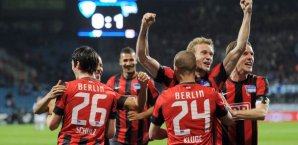 Die Herthaner hatten Grund zum jubeln hertha,bsc,vfl,bochum,2.,bundesliga