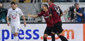 Karim Matmour traf zum 1:0 für Eintracht Frankfurt Karim Matmour,Eintracht Frankfurt
