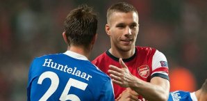 Podolski, Huntelaar, Schalke, Arsenal