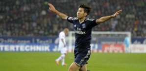 Son Heung-Min: Seine Erfahrung im Jubeln nimmt zu. Son Heung-Min, Hamburger SV, FC Augsburg