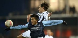 Bobby Wood und Benjamin Hübner im Duell 1860,münchen,bobby,wood,benjamin,hübner,vfr,aalen