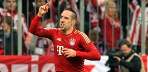 Franck Ribery, FC Bayern München, Jubel, Eintracht Frankfurt