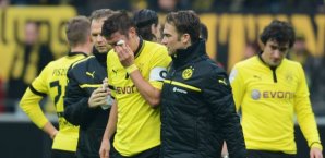 Sebastian Kehl musste nach einem Ellbogentreffer ausgewechselt werden Fußball,BVB,Kehl