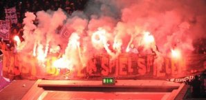 Hamburger,SV,Chosen,few,fans,brennt,banner