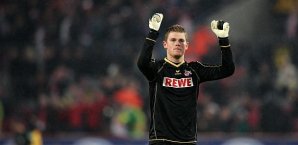 Timo Horn bejubelt das 3:0 seiner Kölner horn,köln