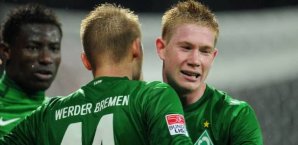 Kevin de Bruyne traf zum 2:1 für Werder Bremen Kevin de Bruyne,Werder Bremen