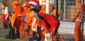 Deutschland, Niederlande, Fan-Match