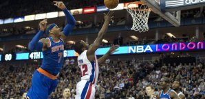 carmelo,anthony,new york,knicks,will,bynum,detroit,pistons,london