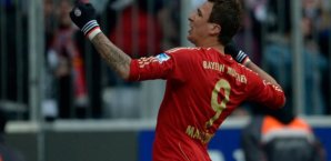 Mario Mandzukic traf für den FC Bayern München Mario Mandzukic,FC Bayern München