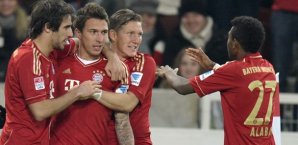 Mario Mandzukic konnte sich verdient feiern lassen mario,mandzukic,fc,bayern,münchen,javi,martinez,bastian,schweinsteiger
