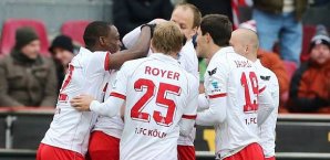 Der 1. FC Köln feierte einen Last-Minute-Sieg gegen Aue 1. FC Köln, Erzgebirge Aue
