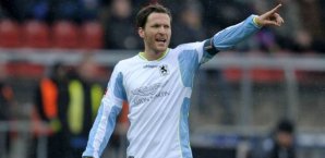 Kapitän Lauth war heute nur als Vorbereiter im Einsatz Benny Lauth,TSV 1860 München