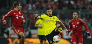 Beim letzten Aufeinandertreffen in München gab es ein 1:1-Unentschieden FC Bayern München, Borussia Dortmund